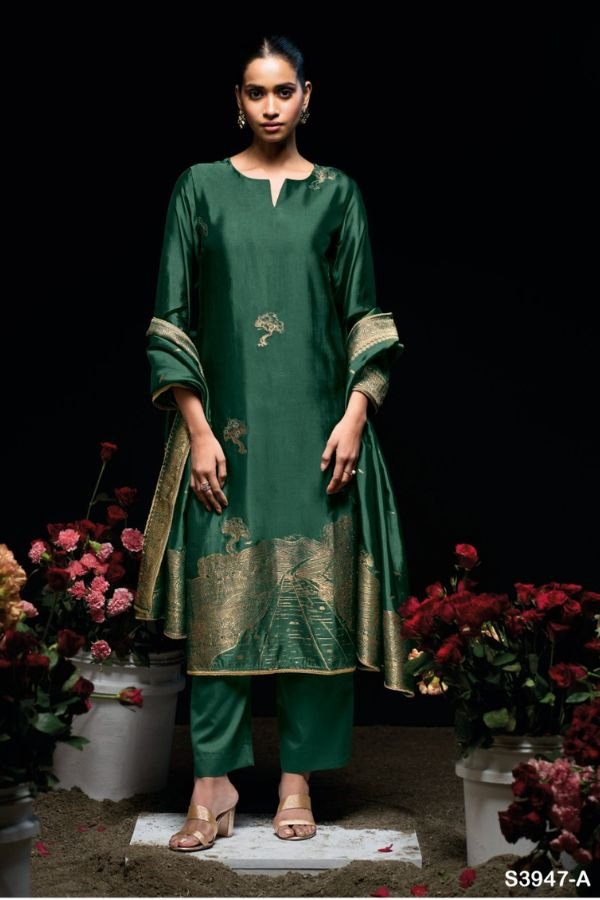 Ganga Fashion Sidra S3947 Silk Ladies Suit S3947-A