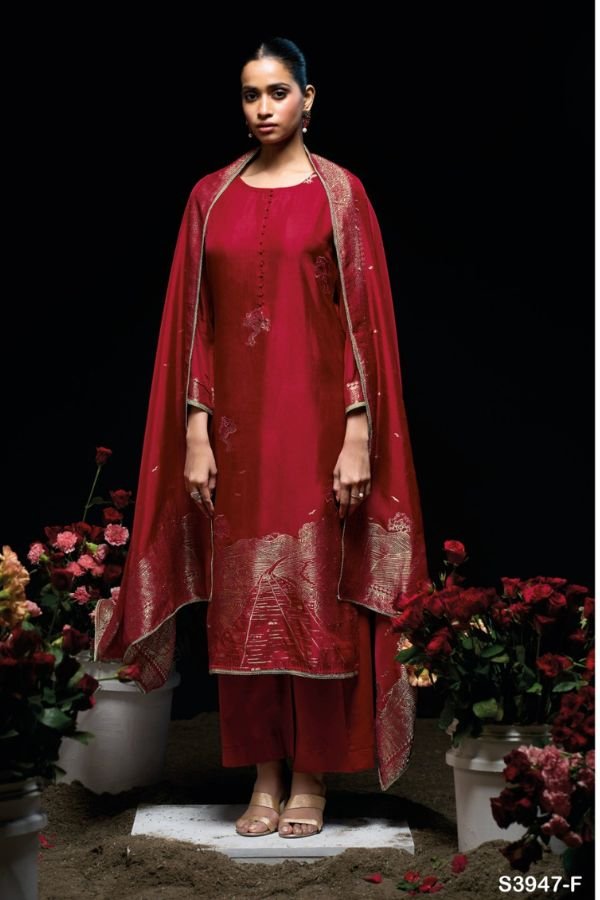 Ganga Fashion Sidra S3947 Silk Ladies Suit S3947-F