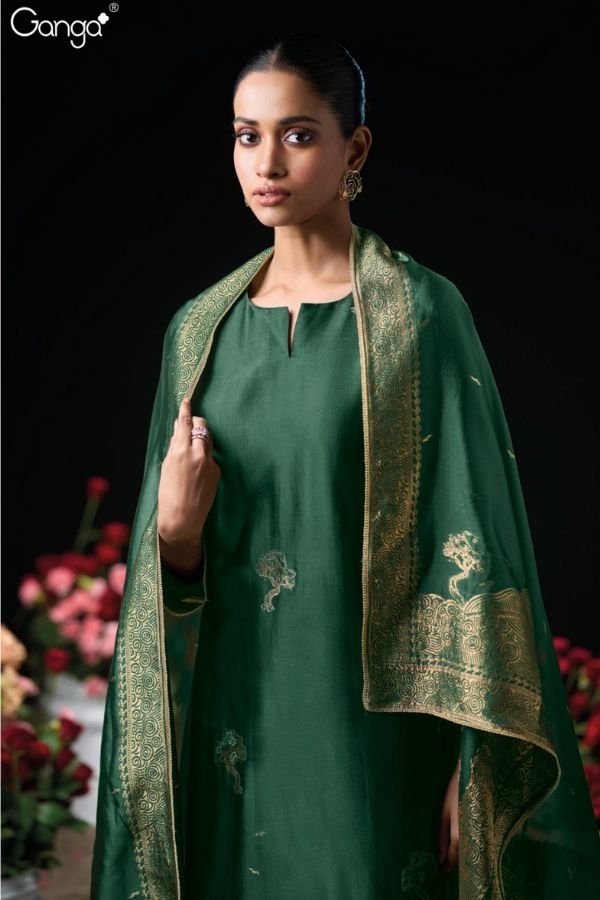 Ganga Fashion Sidra S3947 Silk Ladies Suit S3947-A