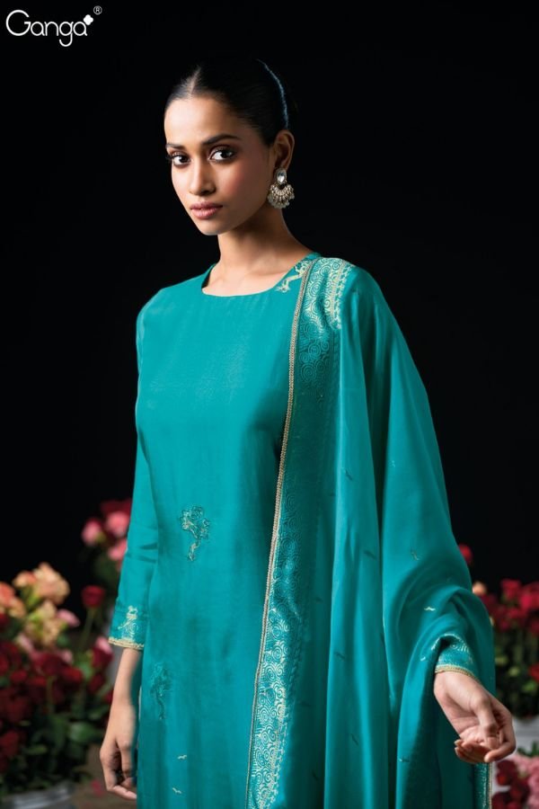 Ganga Fashion Sidra S3947 Silk Ladies Suit S3947-D
