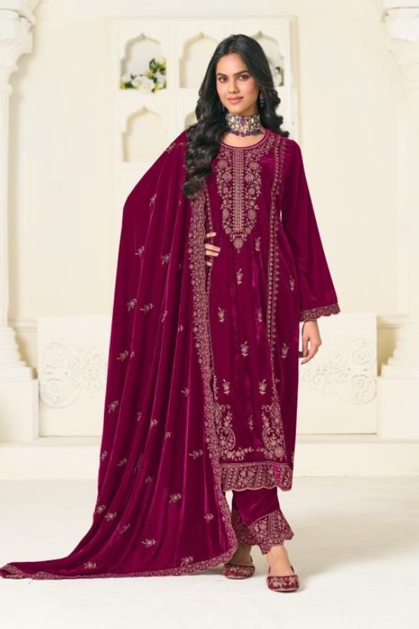 Glossy Simar Alvira Ladies Salwar Suit 8054-A