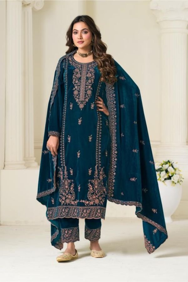 Glossy Simar Alvira Ladies Salwar Suit 8054-D