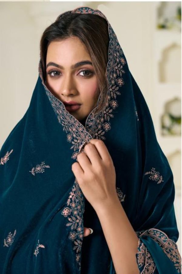 Glossy Simar Alvira Ladies Salwar Suit 8054-D