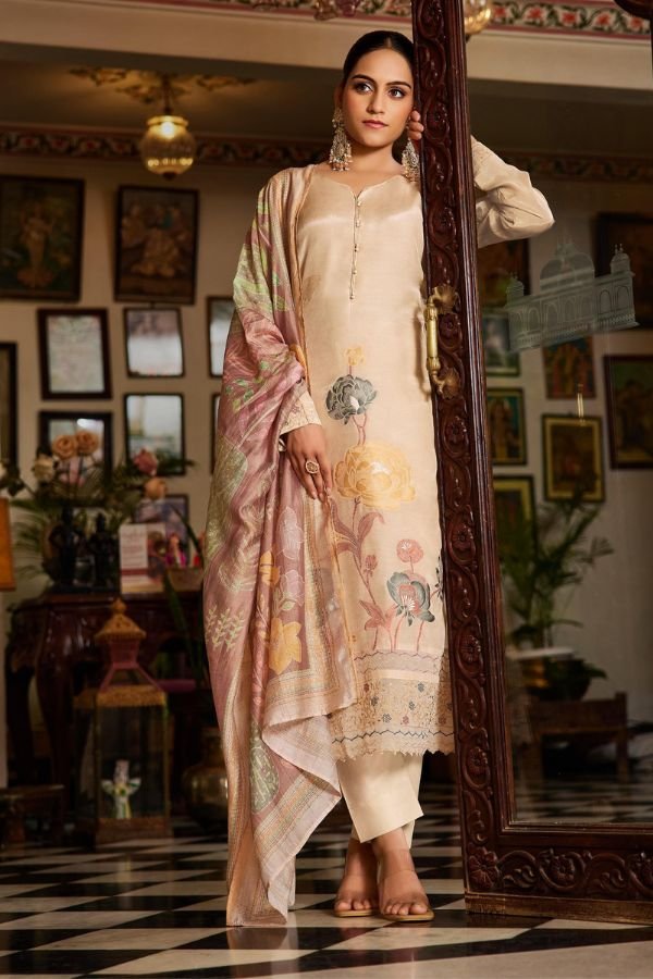 Ibiza Jasmine Unstitched Ladies Salwar Suit 16064