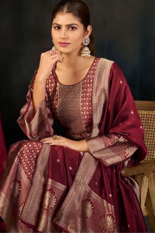 Ibiza Zarra Banglory Silk Ladies Suits 2754