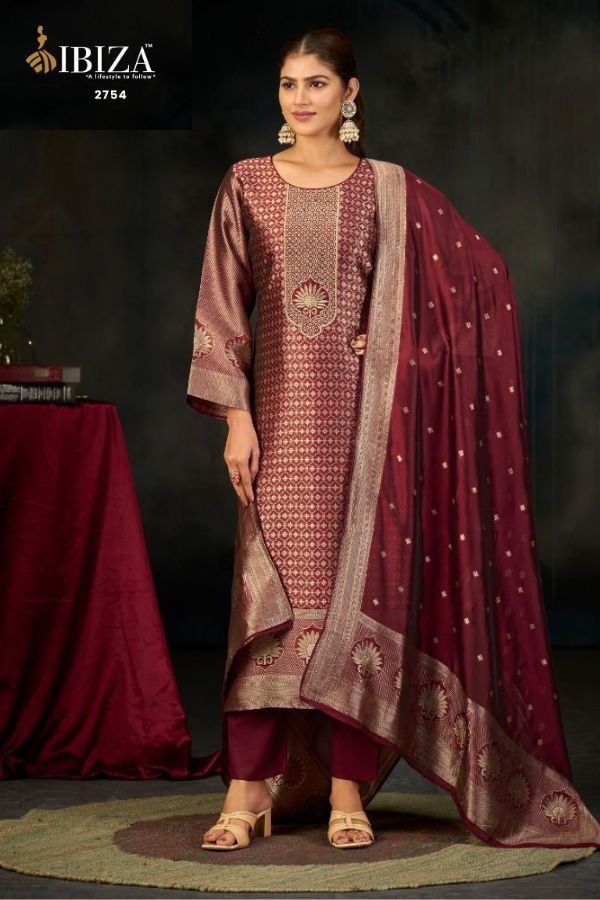 Ibiza Zarra Banglory Silk Ladies Suits 2754