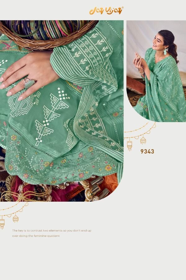 Jay Vijay Prints Shagun Ladies Salwar Suit 9343