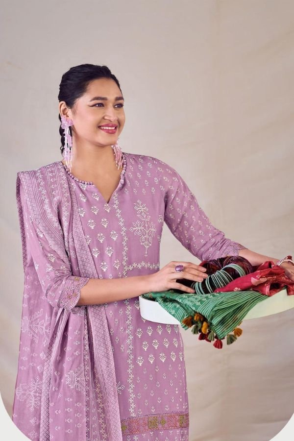 Jay Vijay Prints Shagun Ladies Salwar Suit 9344