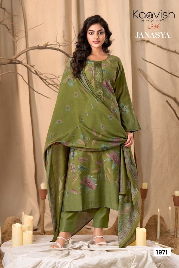 Kaavish Trends Janasya Silk Unstitched Salwar Suit 1971