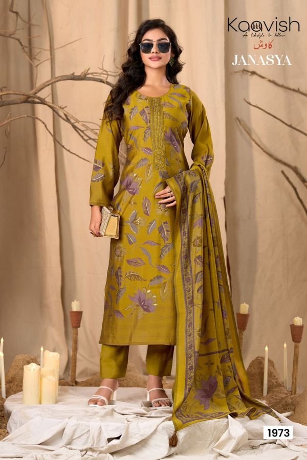 Kaavish Trends Janasya Silk Unstitched Salwar Suit 1973