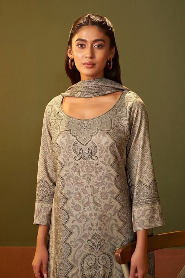 Kesar Karachi Falak Pashmina Winter Suit 1003