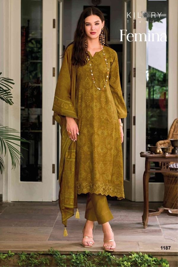 Kilory Trends Femina Modal Silk Ladies Salwar Suit 1187