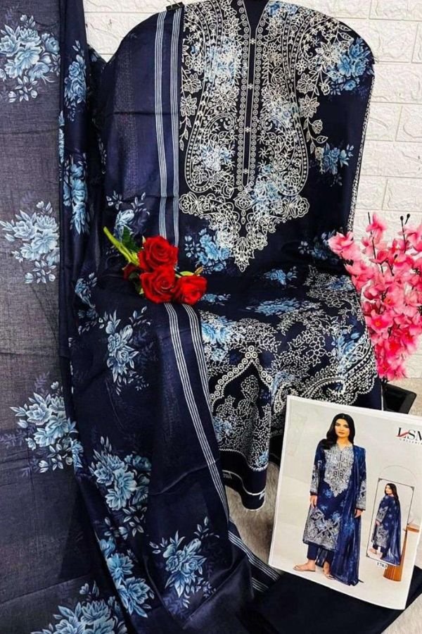 LSM Galleria Parian Dream Heavy Luxury Lawn Ladies Suit-1703