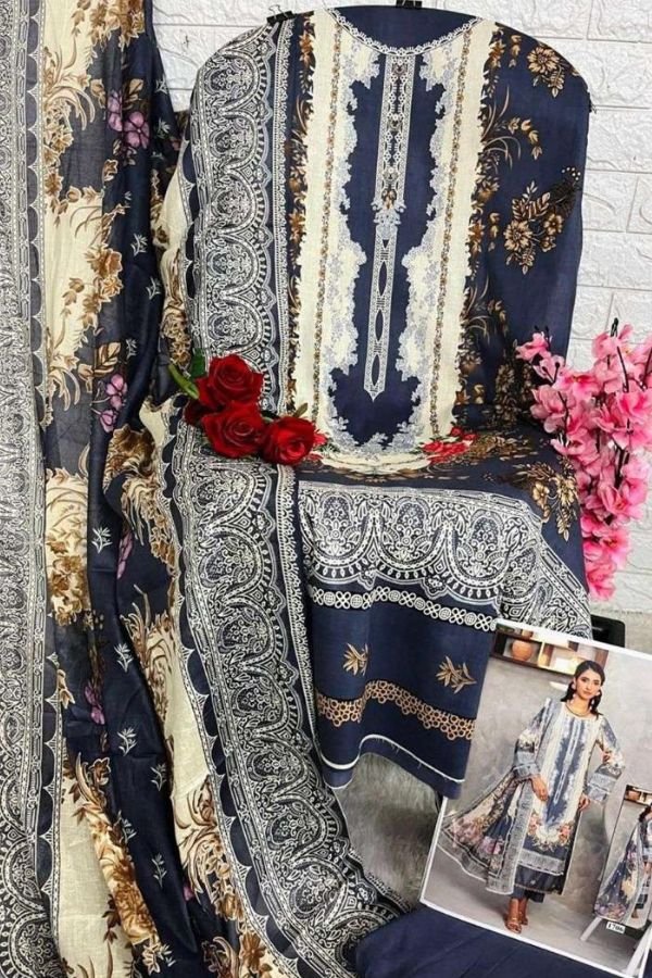 LSM Galleria Parian Dream Heavy Luxury Lawn Ladies Suit-1706