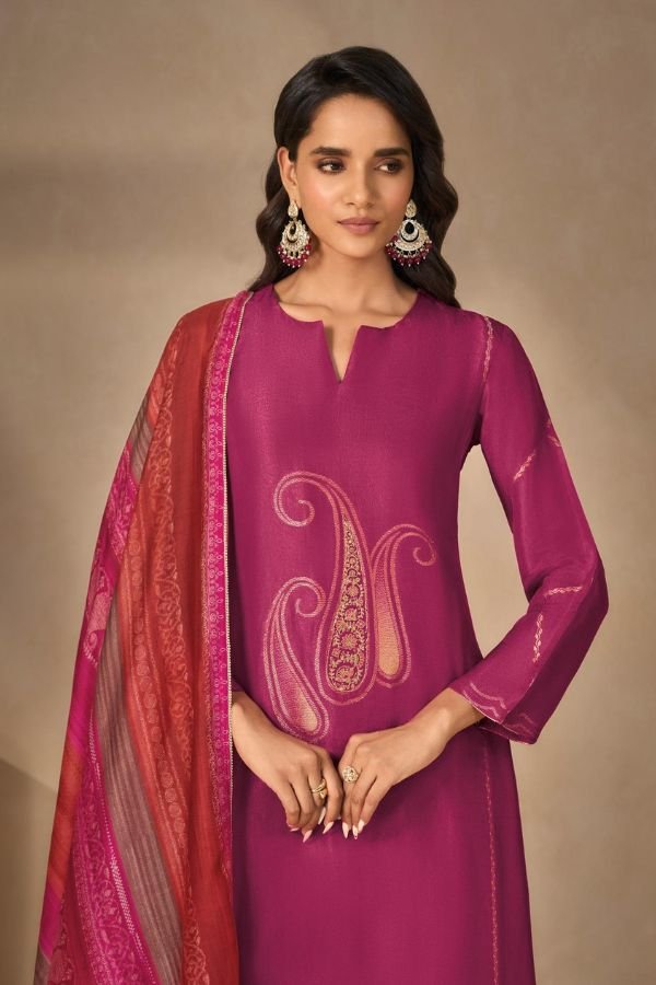 Omtex Amrisha Rubina Silk Ladies Salwar Suit 8211-A