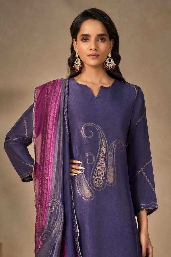 Omtex Amrisha Rubina Silk Ladies Salwar Suit 8211-B