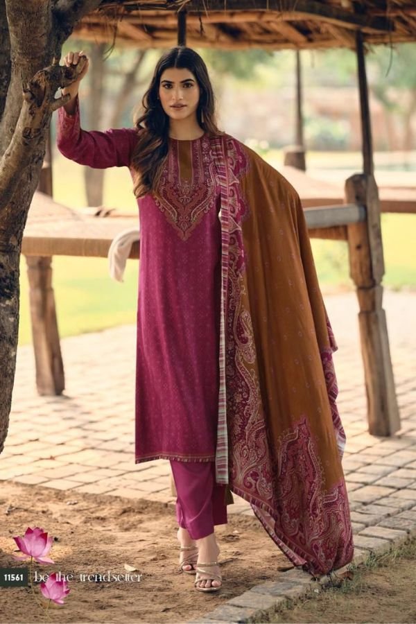 Sadhana Fashion Vamika Pashmina Winter Suit 11561