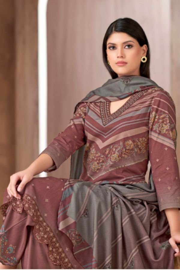 TM Ishika Winter Plazzo Suit 5036