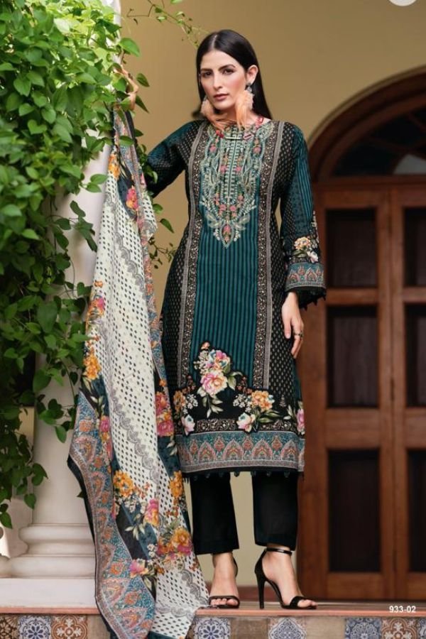 Belliza Designer Studio Naira Vol-127 Cotton Suits 933-002