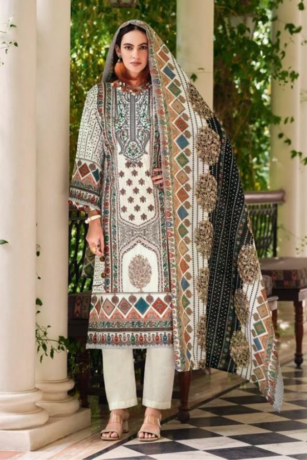 Belliza Designer Studio Naira Vol-127 Cotton Suits 933-006