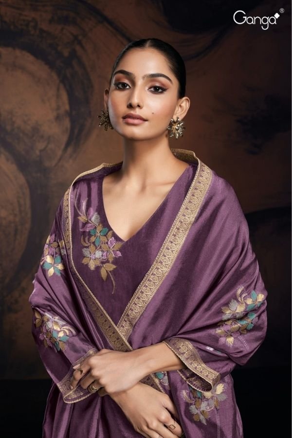 Ganga Fashion Evania S2478 Silk Ladies Suit S2478-I