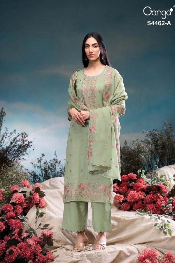 Ganga Fashion Hinae S4462 Mal Salwar Suits S4462-A