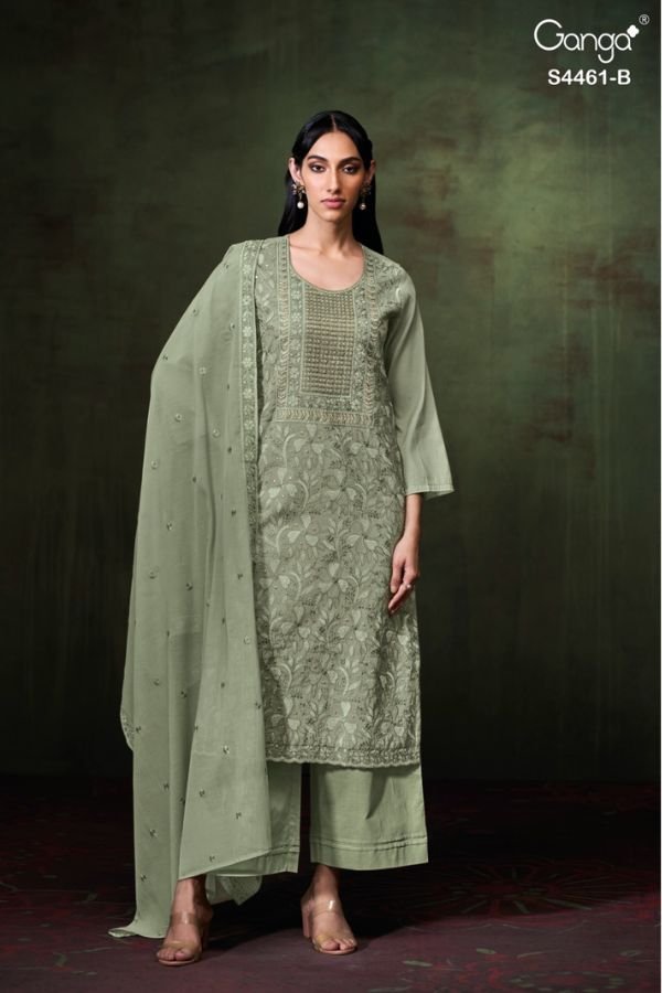 Ganga Fashion Nelora S4461 Mal Salwar Suits S4461-B