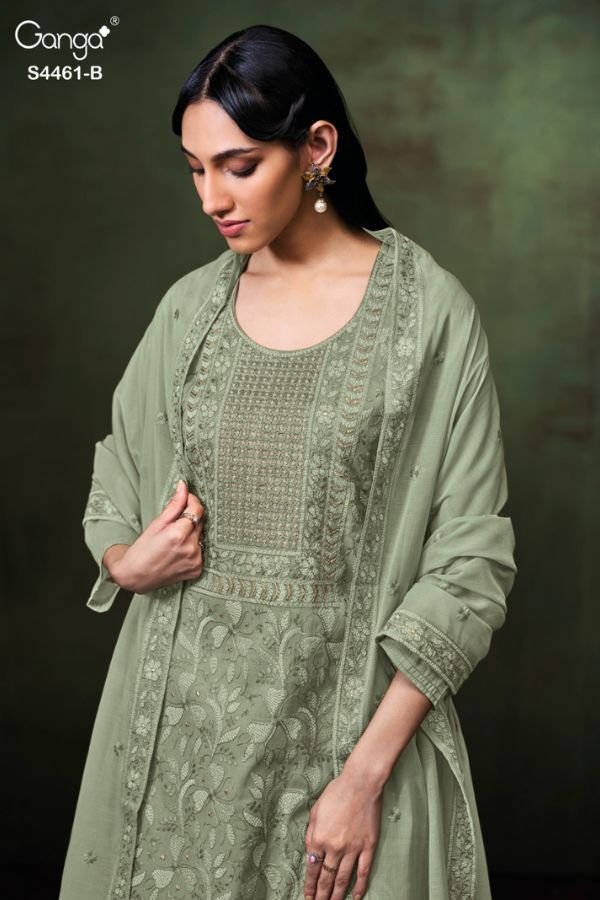 Ganga Fashion Nelora S4461 Mal Salwar Suits S4461-B