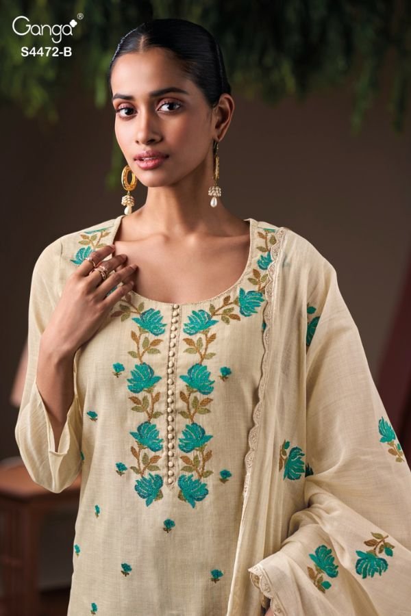 Ganga Fashion Nyzria S4472 Mal Salwar Suit S4472-B