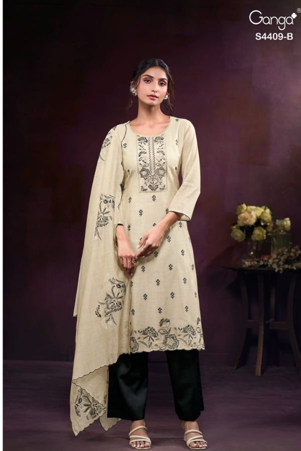 Ganga Fashion Pivisha S4409 Mal Salwar Suit S4409-B