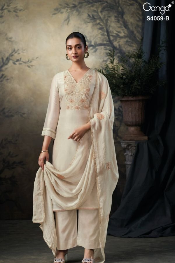 Ganga Fashion Rashida S4059 Ladies Suit S4059-B
