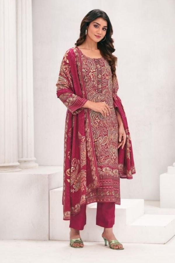 Glossy Simar Krivyaa Muslin Ladies Salwar Suit 9054-B