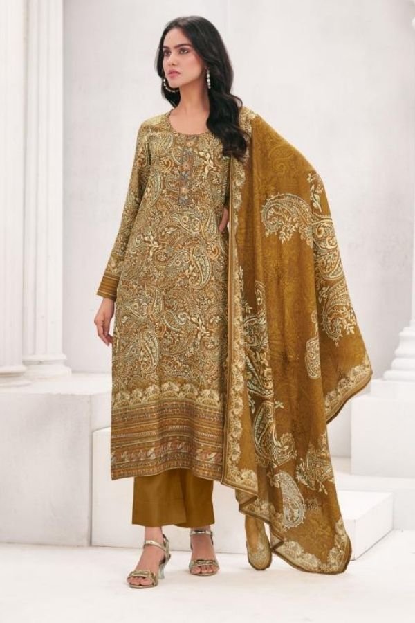 Glossy Simar Krivyaa Muslin Ladies Salwar Suit 9054-C