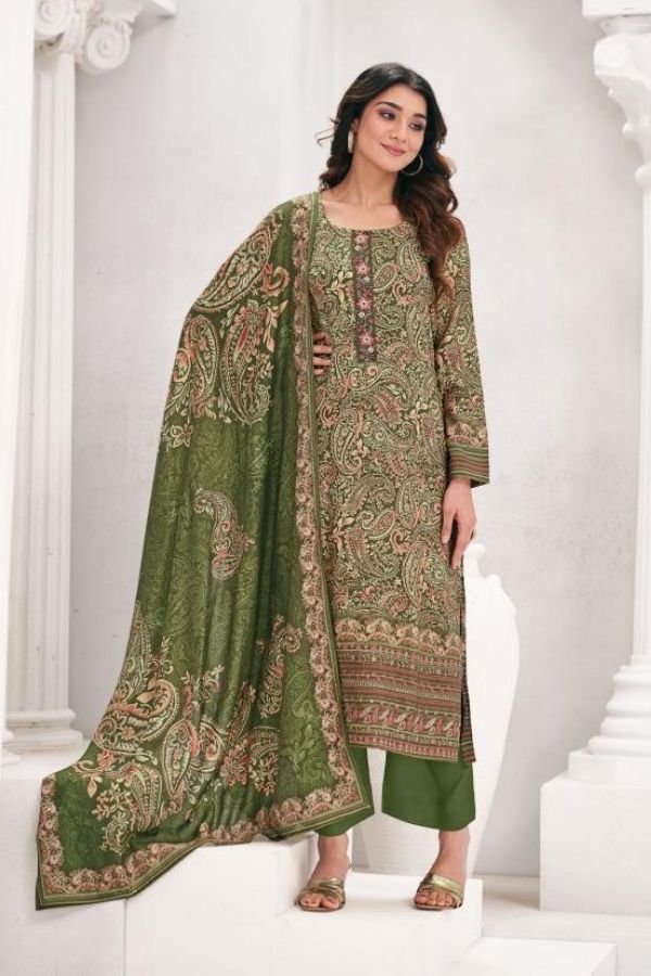 Glossy Simar Krivyaa Muslin Ladies Salwar Suit 9054-D