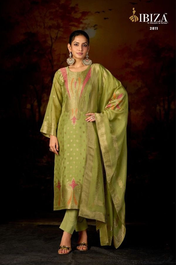 Ibiza Nazuk Banglory Silk Ladies Suit 2811