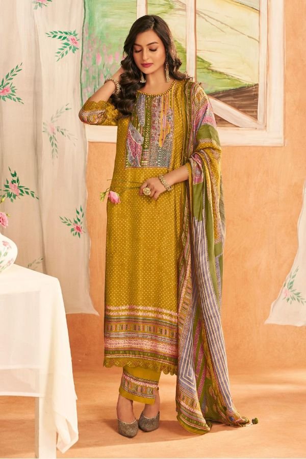 Jay Vijay Prints Sapno Ki Khidki Silk Ladies Salwar Suits 10616