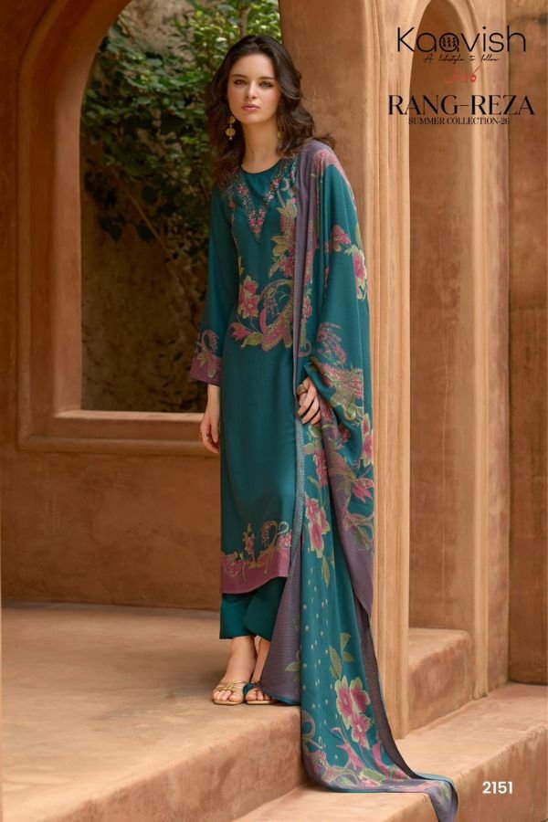 Kaavish Rang-Reza Jaam Silk Cotton Suit 2151