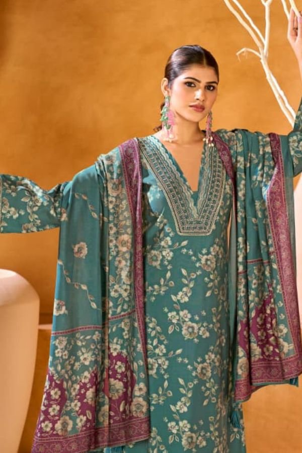 Kaavish Saaj Modal Silk Unstitched Salwar Suits 2031