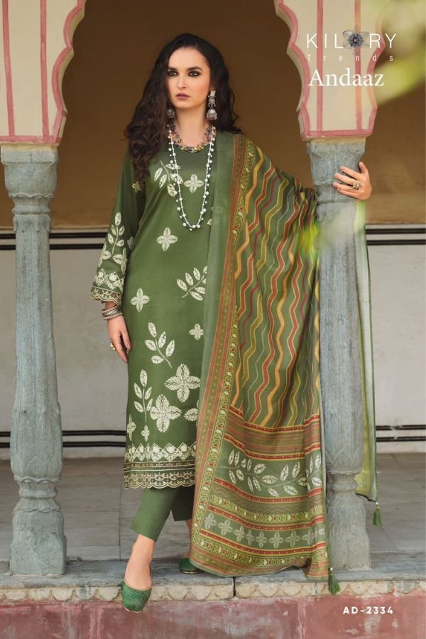 Kilory Trends Andaaz Jaam Cotton Printed Salwar Suit 2334
