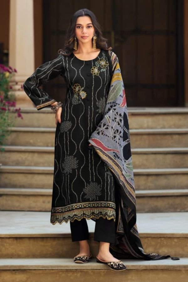 Kilory Trends Gehna Muslin Silk Ladies Salwar Suit 2101