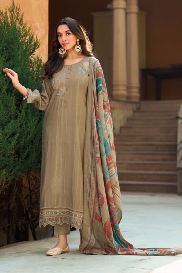 Kilory Trends Gehna Muslin Silk Ladies Salwar Suit 2105