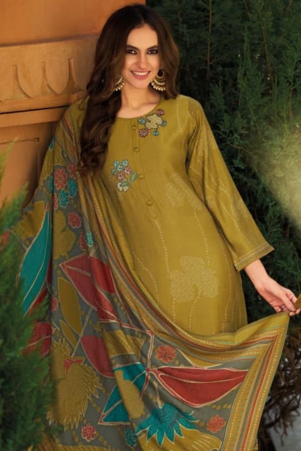 Kilory Trends Gehna Muslin Silk Ladies Salwar Suit 2104