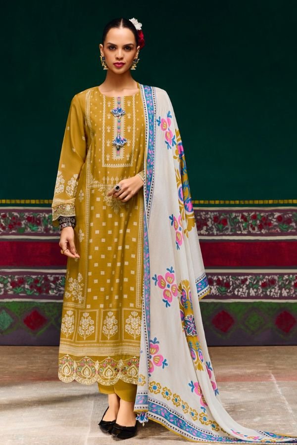 Kimora Fashion Heer Bazaar Muslin Ladies Salwar Suits 9942