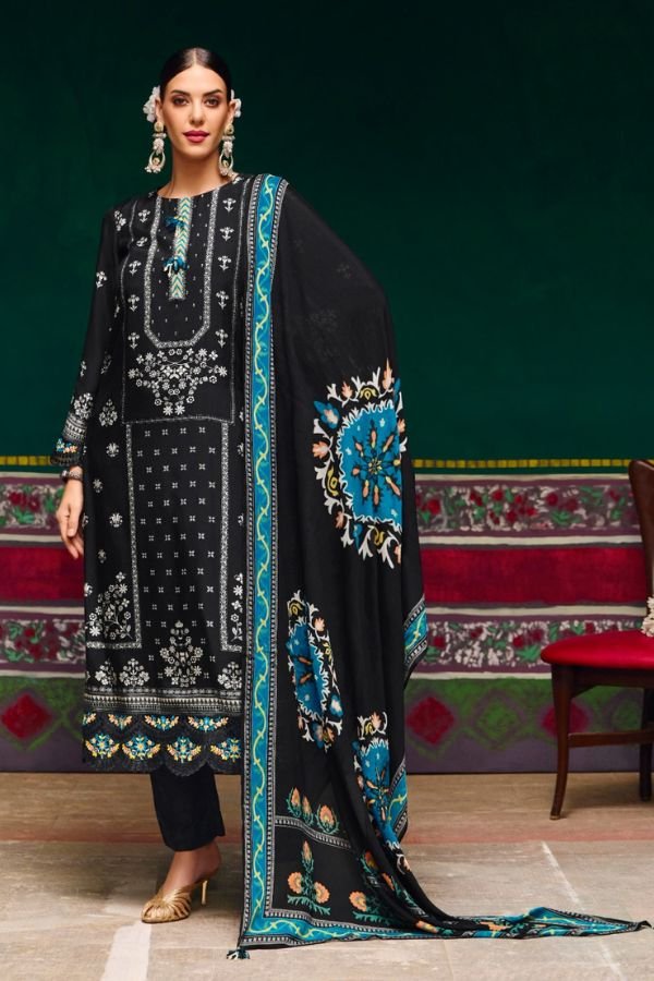 Kimora Fashion Heer Bazaar Muslin Ladies Salwar Suits 9943