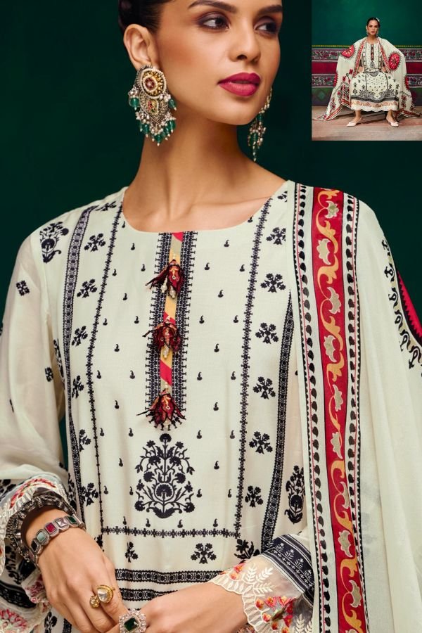 Kimora Fashion Heer Bazaar Muslin Ladies Salwar Suits 9941