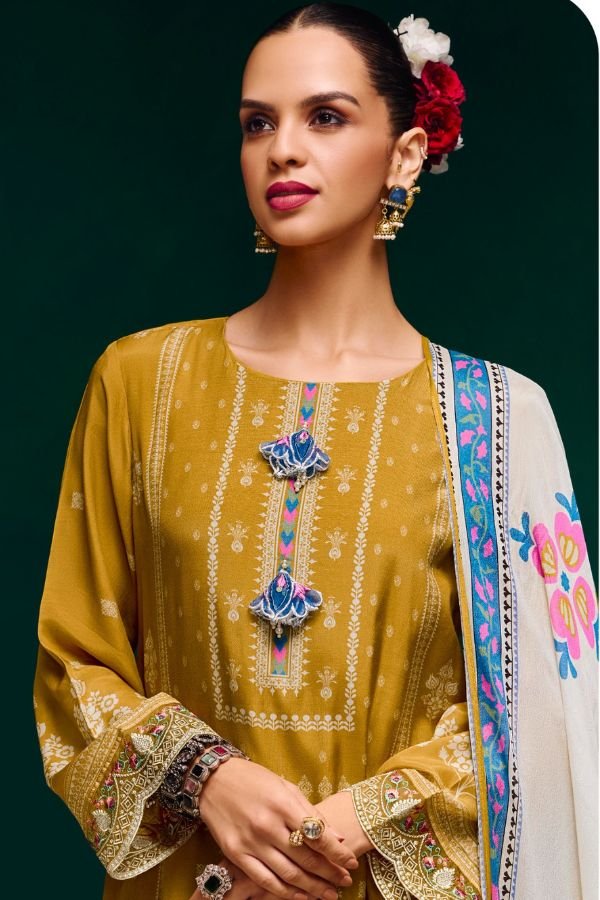 Kimora Fashion Heer Bazaar Muslin Ladies Salwar Suits 9942