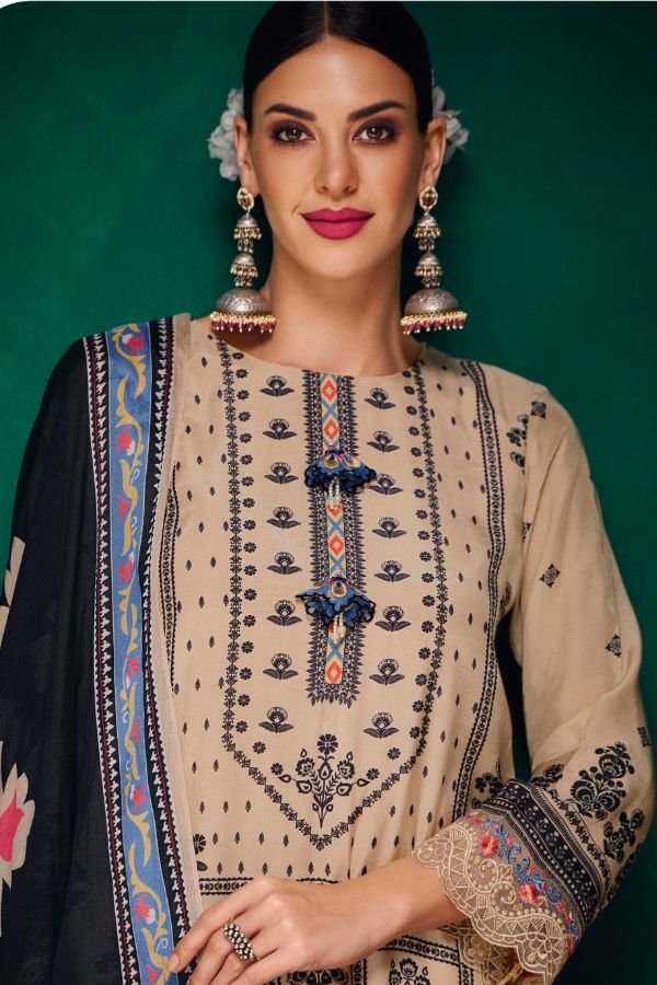 Kimora Fashion Heer Bazaar Muslin Ladies Salwar Suits 9944