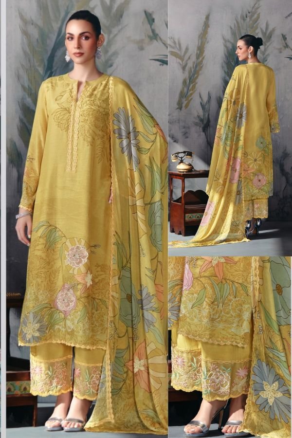 Kimora Fashion Heer Pyar Muslin Salwar Suits 9955