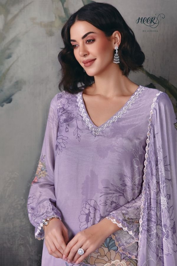 Kimora Fashion Heer Pyar Muslin Salwar Suits 9953