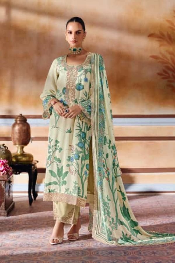 Kimora Fashion Heer Shayri Muslin Ladies Salwar Suit 9901